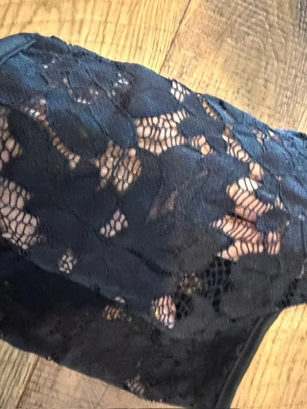 Black Floral Lace Balaclava Goth Rave Festival Ski Mask Coquette Alternative